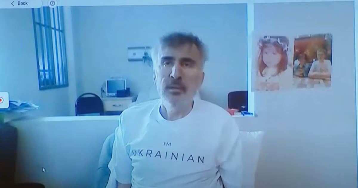 Михаил Саакашвили в майке с надписью: «Я украинец».