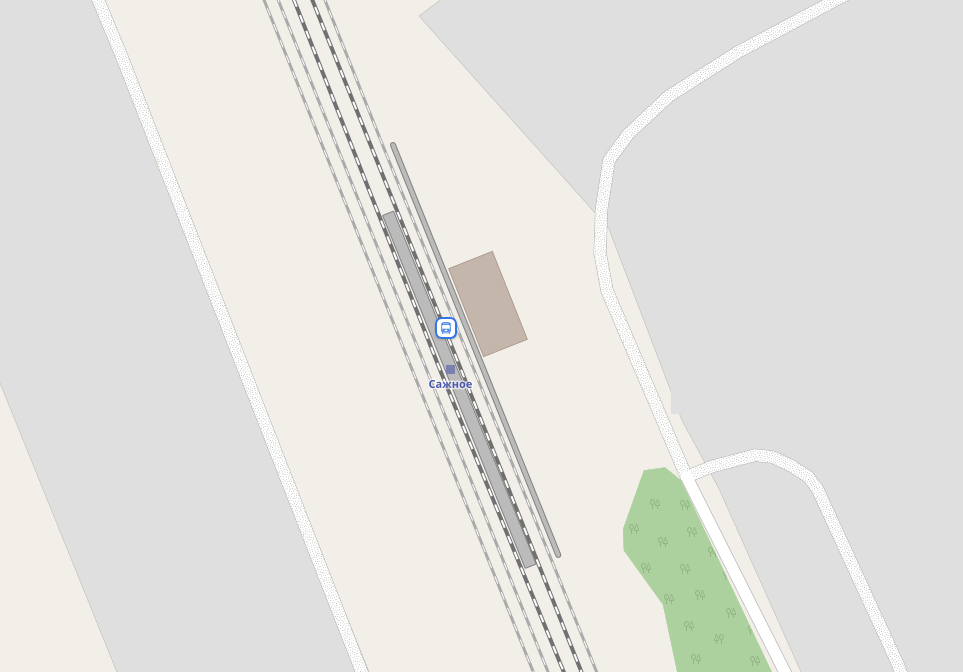 Сажное. https://wikiroutes.info/stops/415490#map