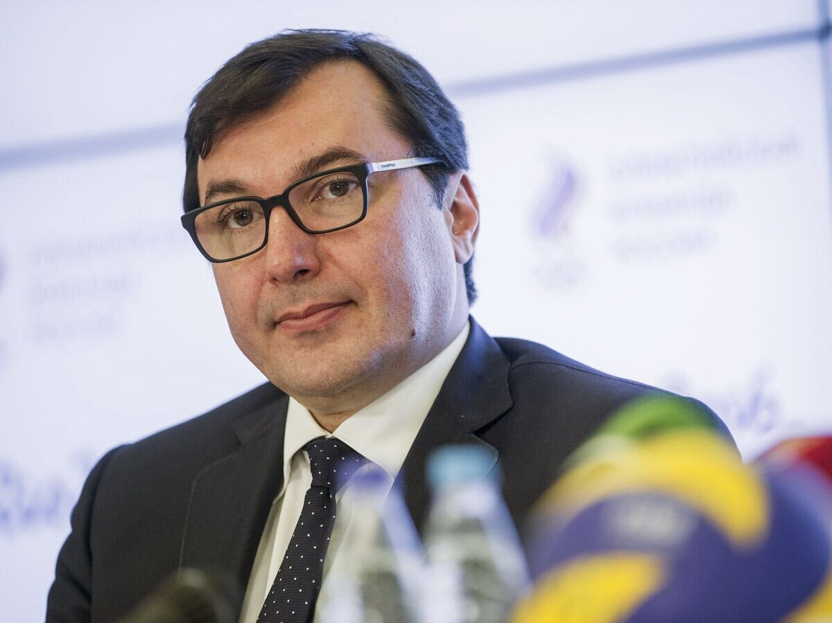    Президент Всероссийский федерации волейбола Станислав Шевченко© РИА Новости / Евгений Биятов