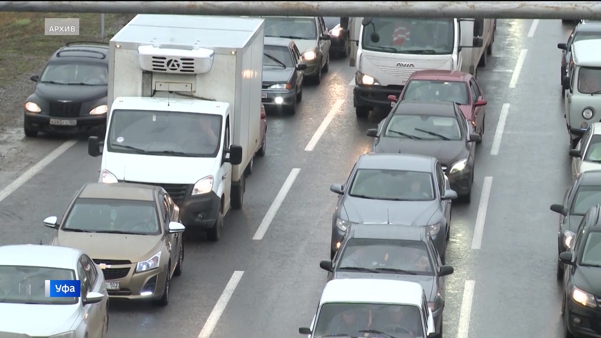   В Уфе вечером 14 ноября зафиксировали 7-балльные пробки