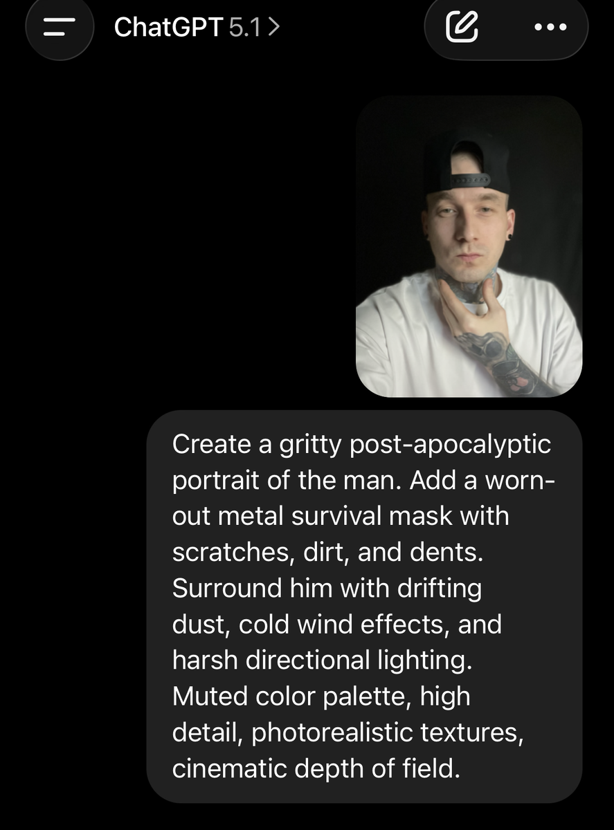 Этот же промт подойдет и для других ИИ, к примеру - Gemini.