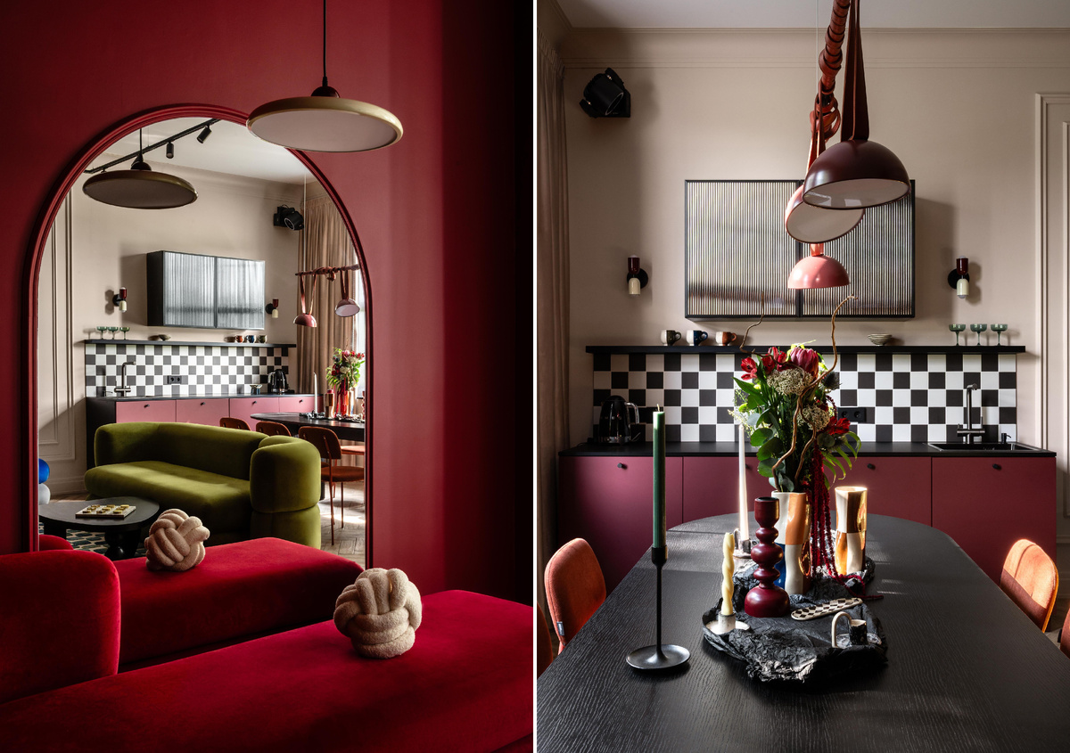 Оттенки SL-1397 Dark Cherry и NC10-0003 Grey Marble