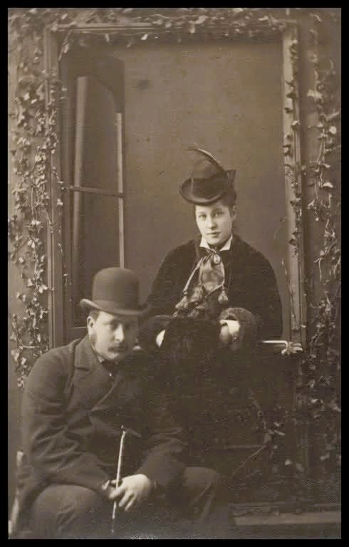 Мистер и миссис Лэнгтри, фотография Гая Литтла, кон. XIX века