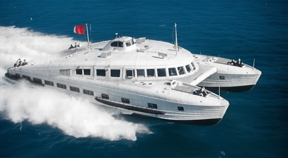 «Летающий корабль»: как глиссер-катамаран ОСГА-25 на два десятилетия опередил своё время