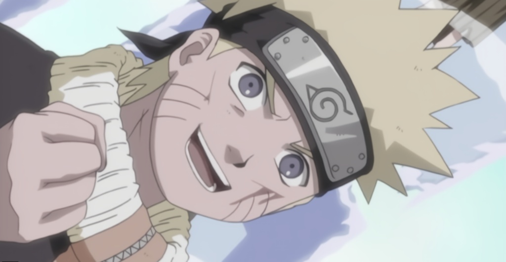 Вперёд мелкими шагами (кадр м/с Наруто, 1 сезон 15 серия)