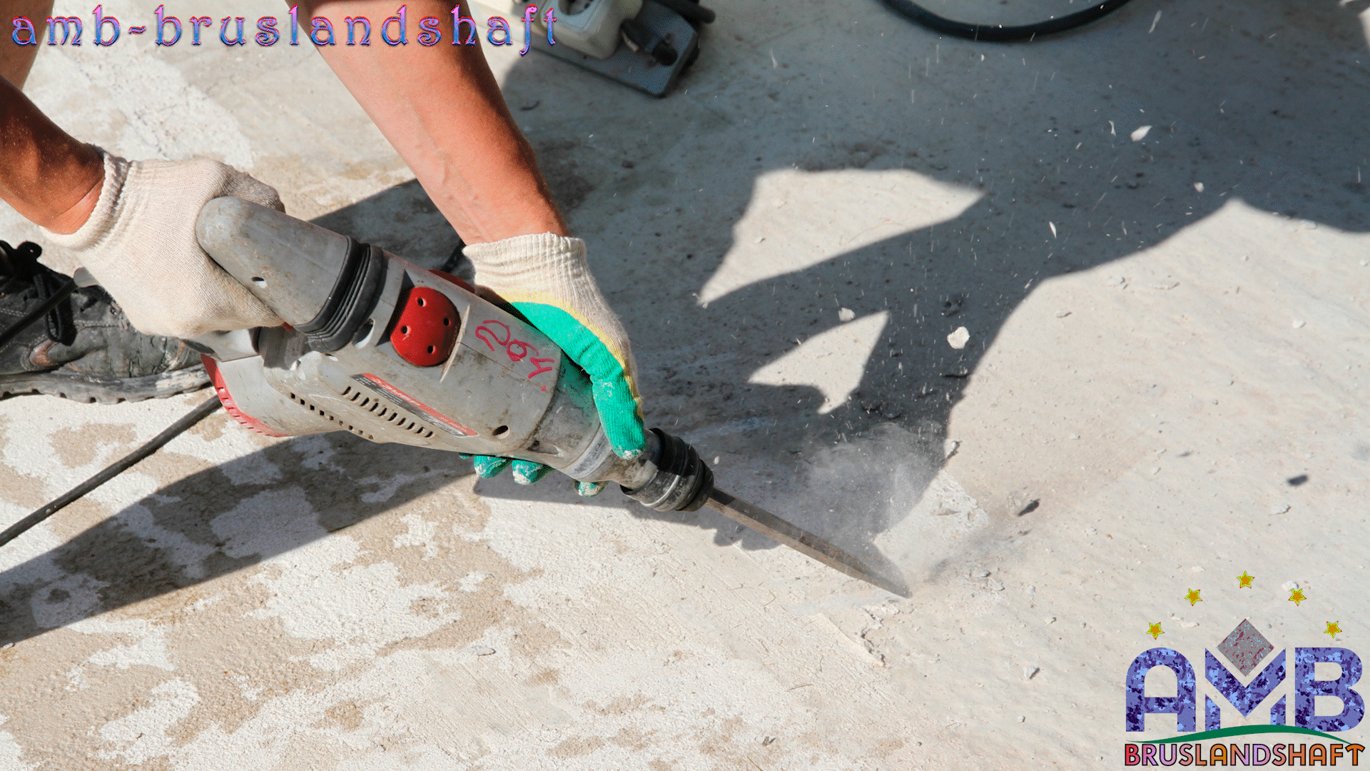 ремонт бетонного основания перфорация выравнивание