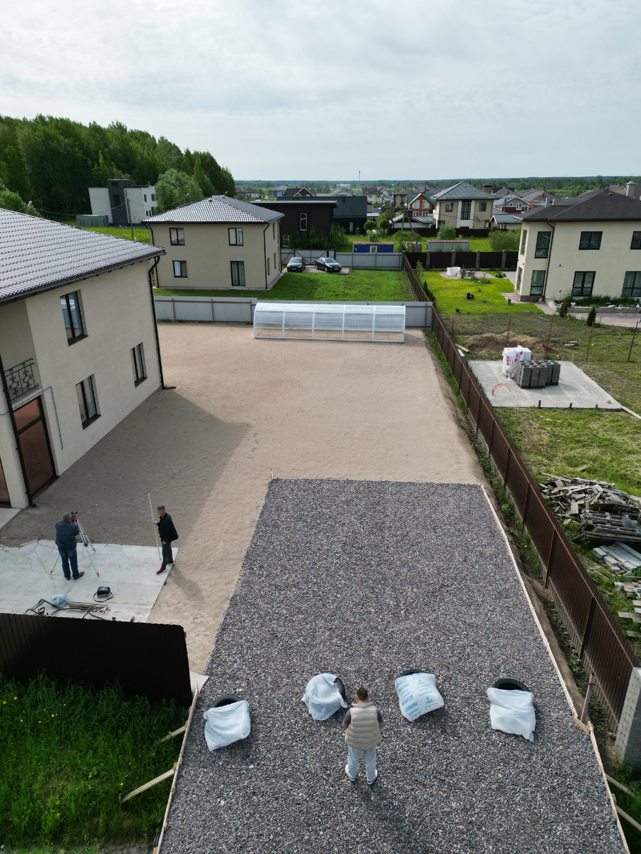 Проверка уклона по нивелиру