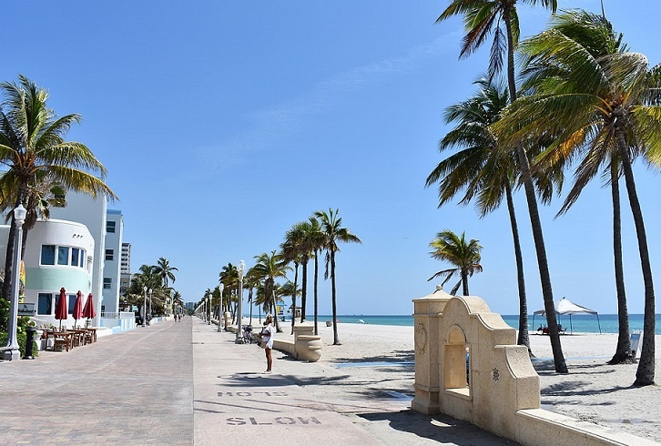 Набережная в Голливуде. Фото из соцсетей