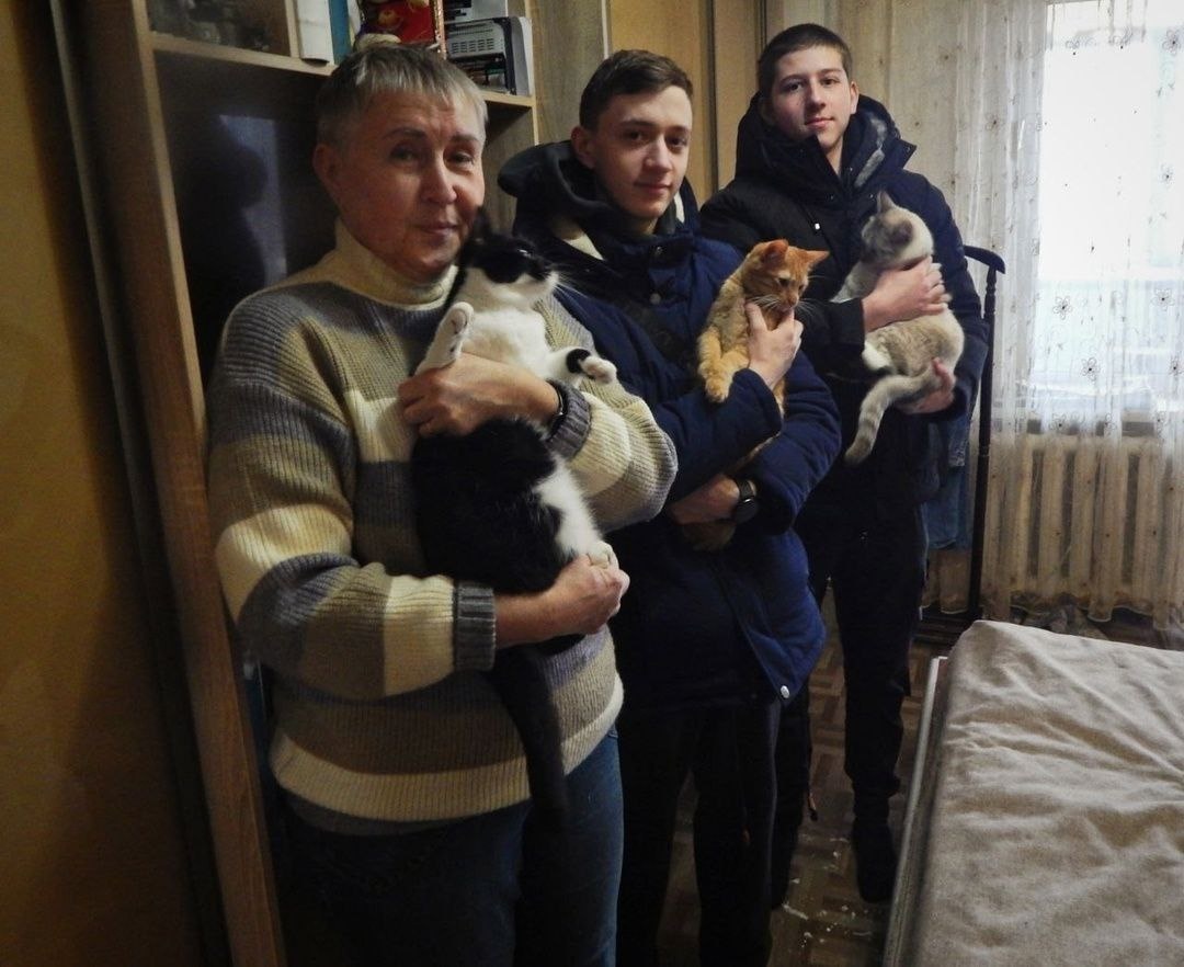 У нас были гости....