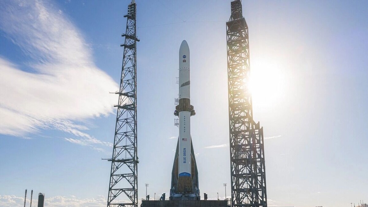 13 ноября состоялся второй пуск ракеты New Glenn — полностью успешный. Фото: Blue Origin