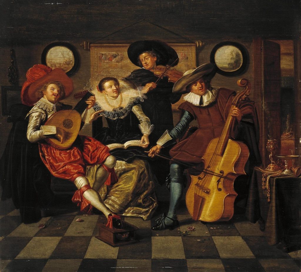 Дирк Хальс «Концерт», 1623 Государственный Эрмитаж