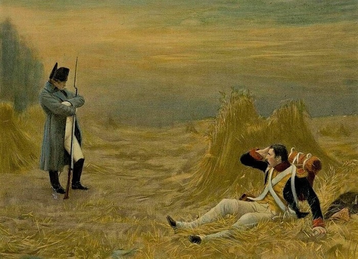 Наполеон и спящий солдат
