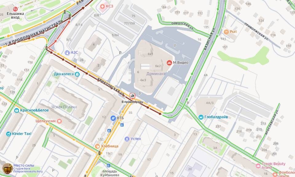    Скриншот "Яндекс Карты"