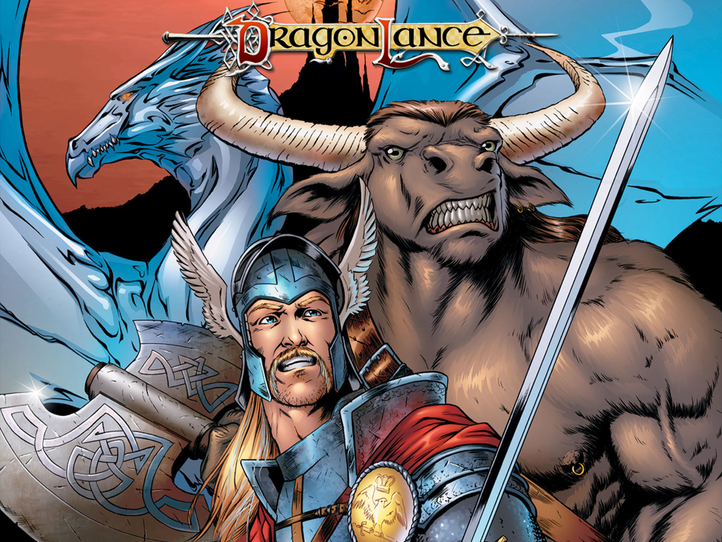 Хума и Кэз (арт dragonlancenexus.com).