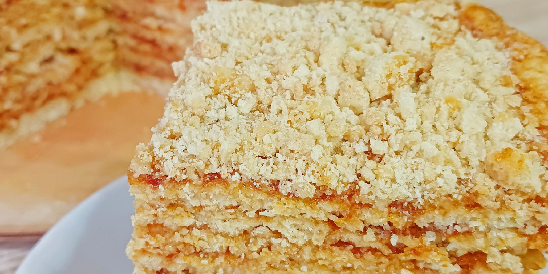 Вкуснейший песочный торт "Жозефина" с джемом. "Одомашненная" версия.