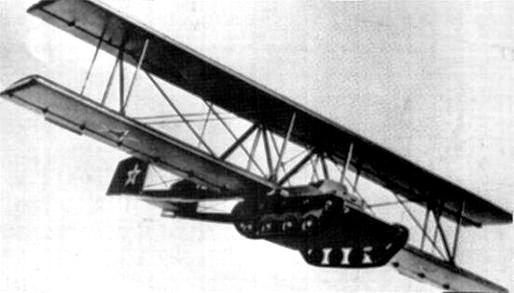 планер А-40 - танк Т-60 со специально разработанным "оперением" источник Warspot