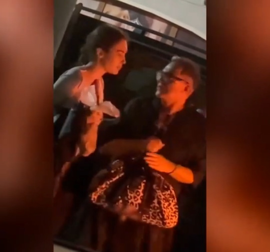    Скрин скандального видео