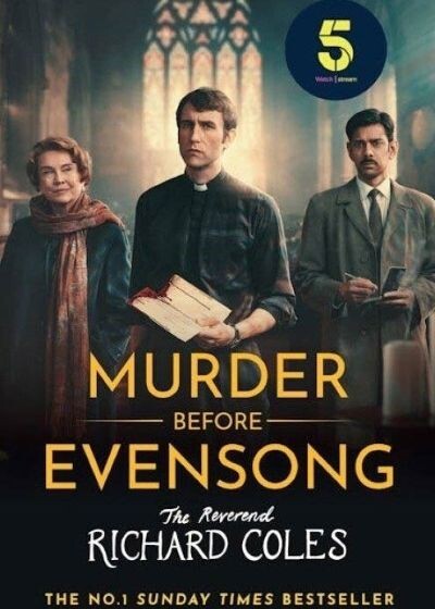 Промо-обложка сериала "Убийство перед вечерней"