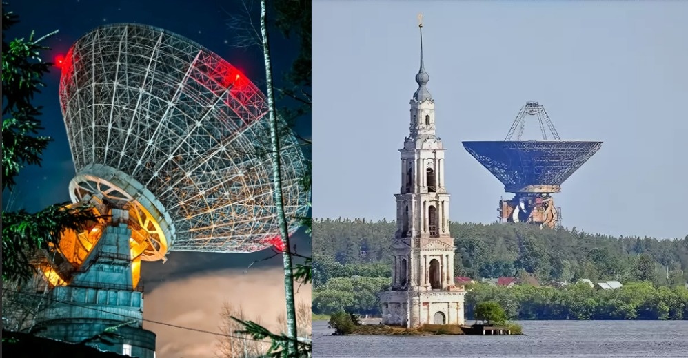 Он пережил СССР и продолжает Слушать Космос?! Стадион на Ножке в 1,5 часах от Москвы. РТ-64 - радиотелескоп для связи с Марсом.