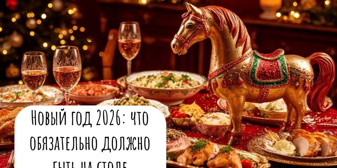 Скачи в Новый год: Встречаем Красную Огненную Лошадь – что обязательно должно быть на столе