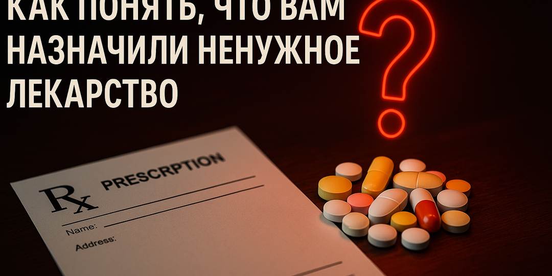 Как определить, что вам прописали ненужное лекарство?