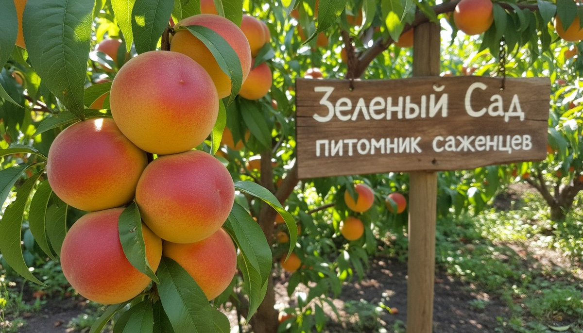 Саженцы нектарина от питомника Зеленый Сад в Уфе.