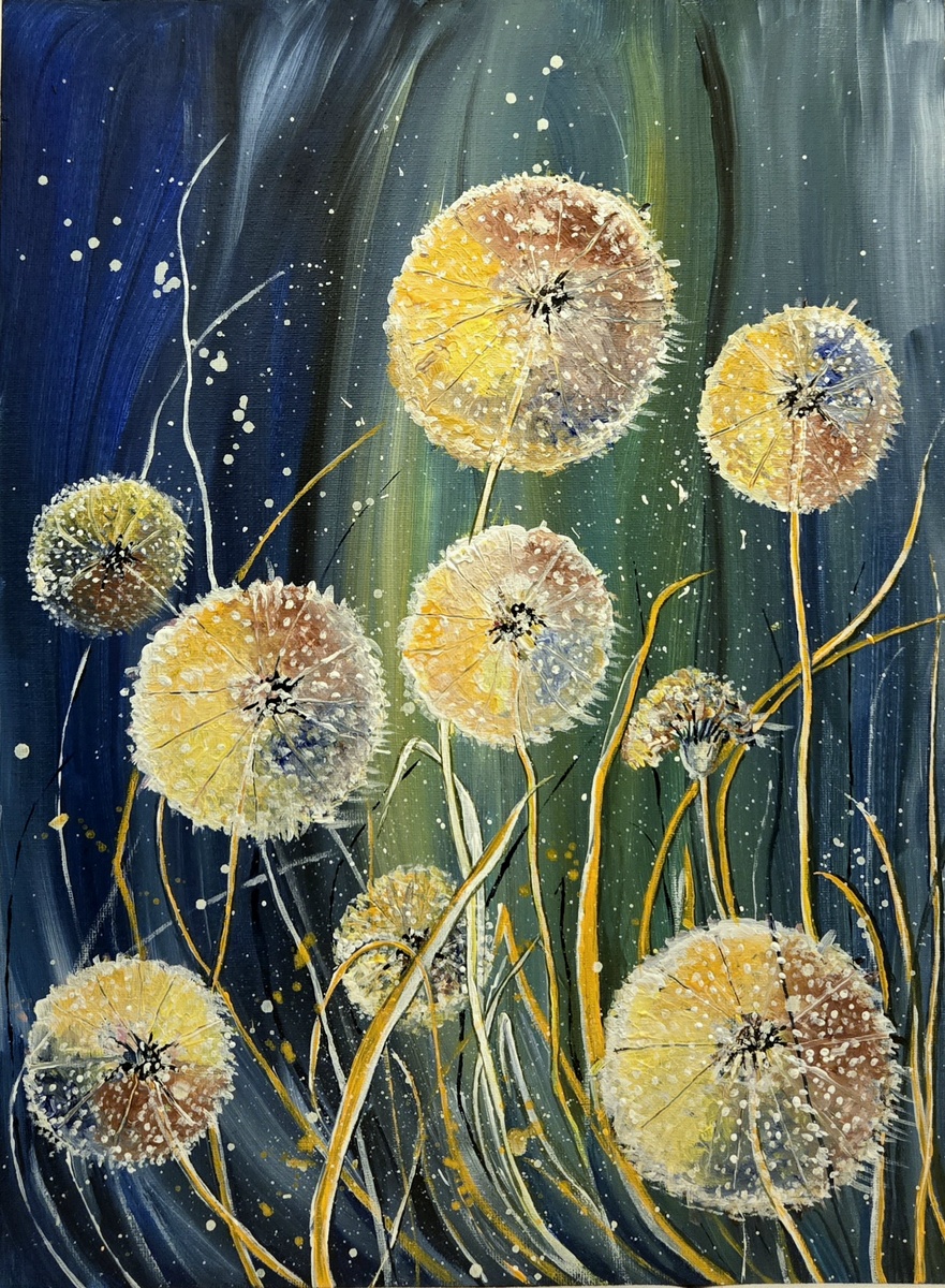 Холст,акрил.