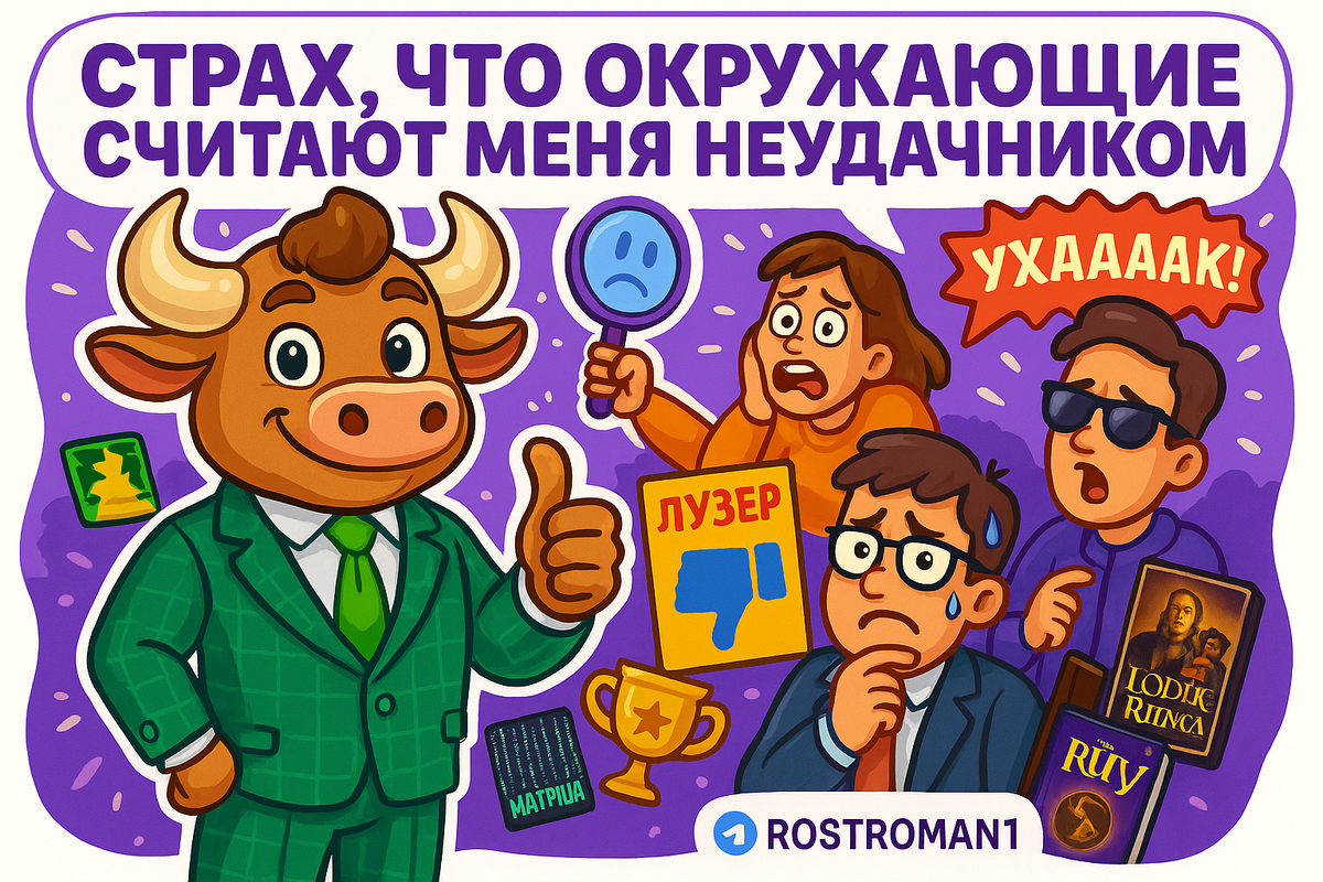    Страх что окружающие считают меня неудачником: чем опасна ловушка мнений и как из нее выбраться РоСТ | Роман о Системном Трейдинге