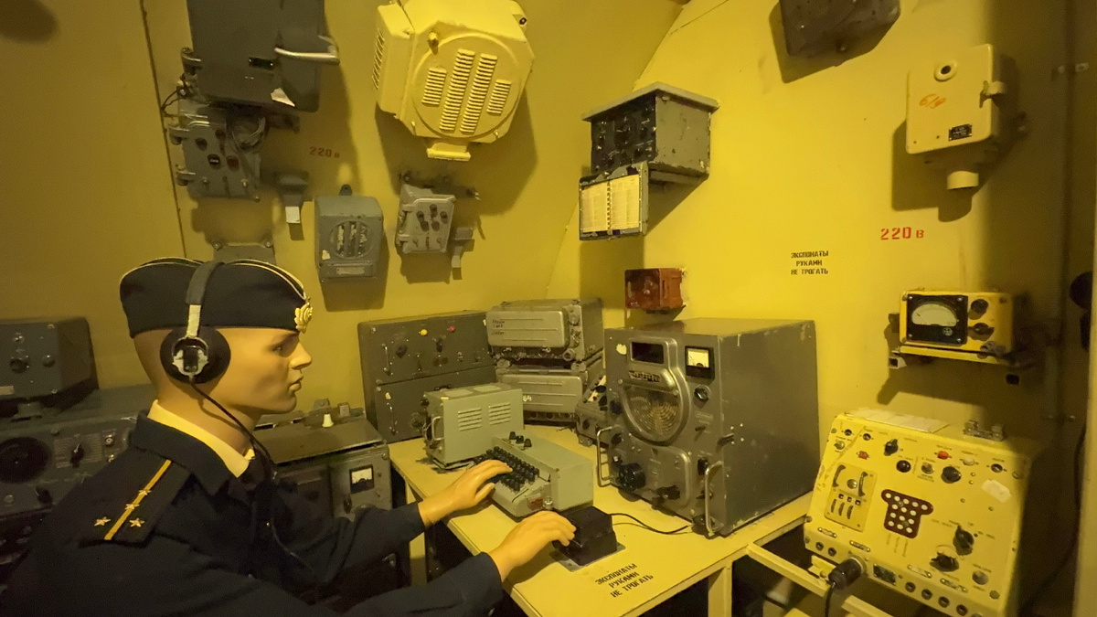 Экспозиция, посвященная подводным силам Черноморского флота .