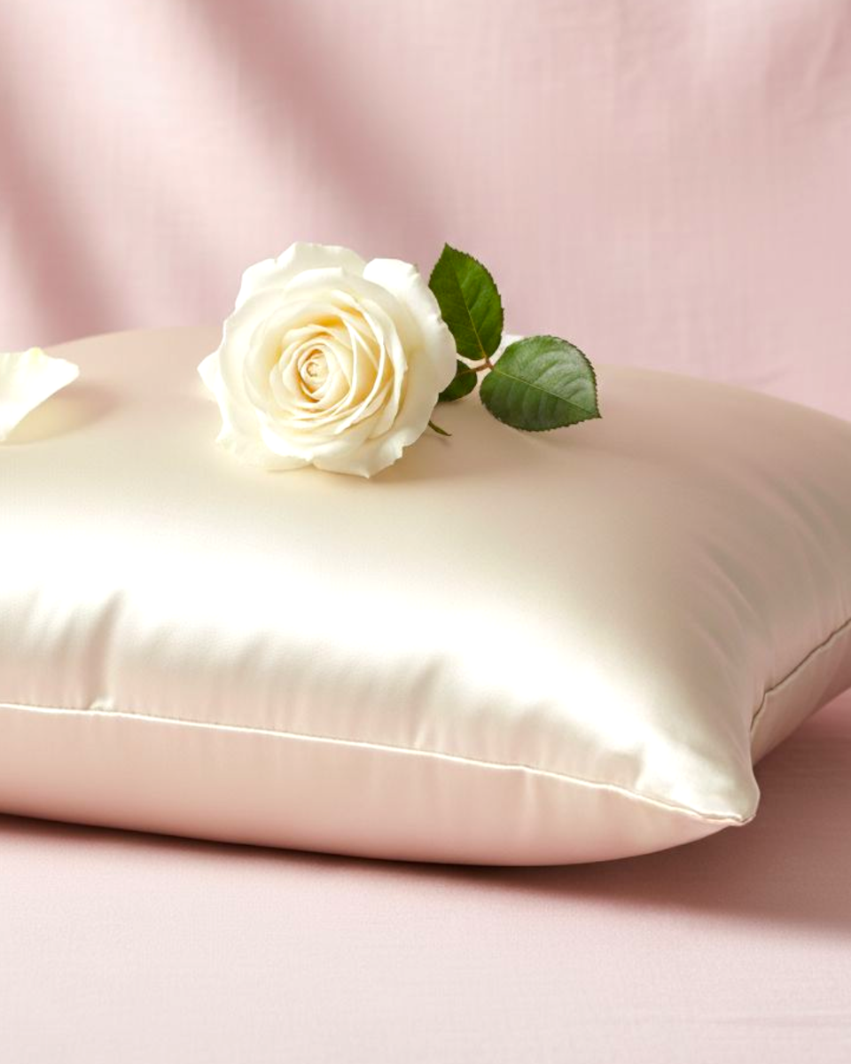 Шелковая наволочка меньше травмирует кожу