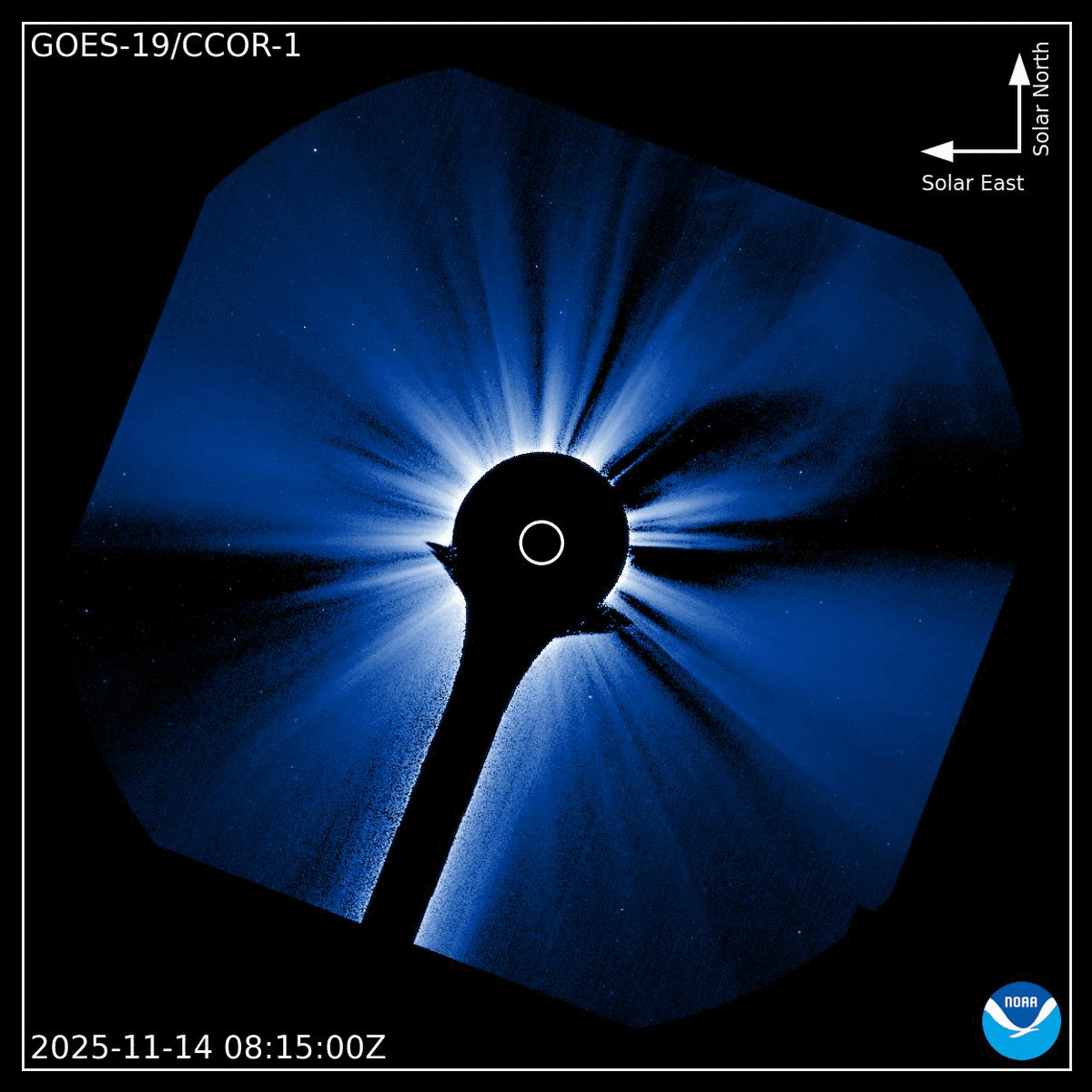 Корональный выброс 14.11.2025
