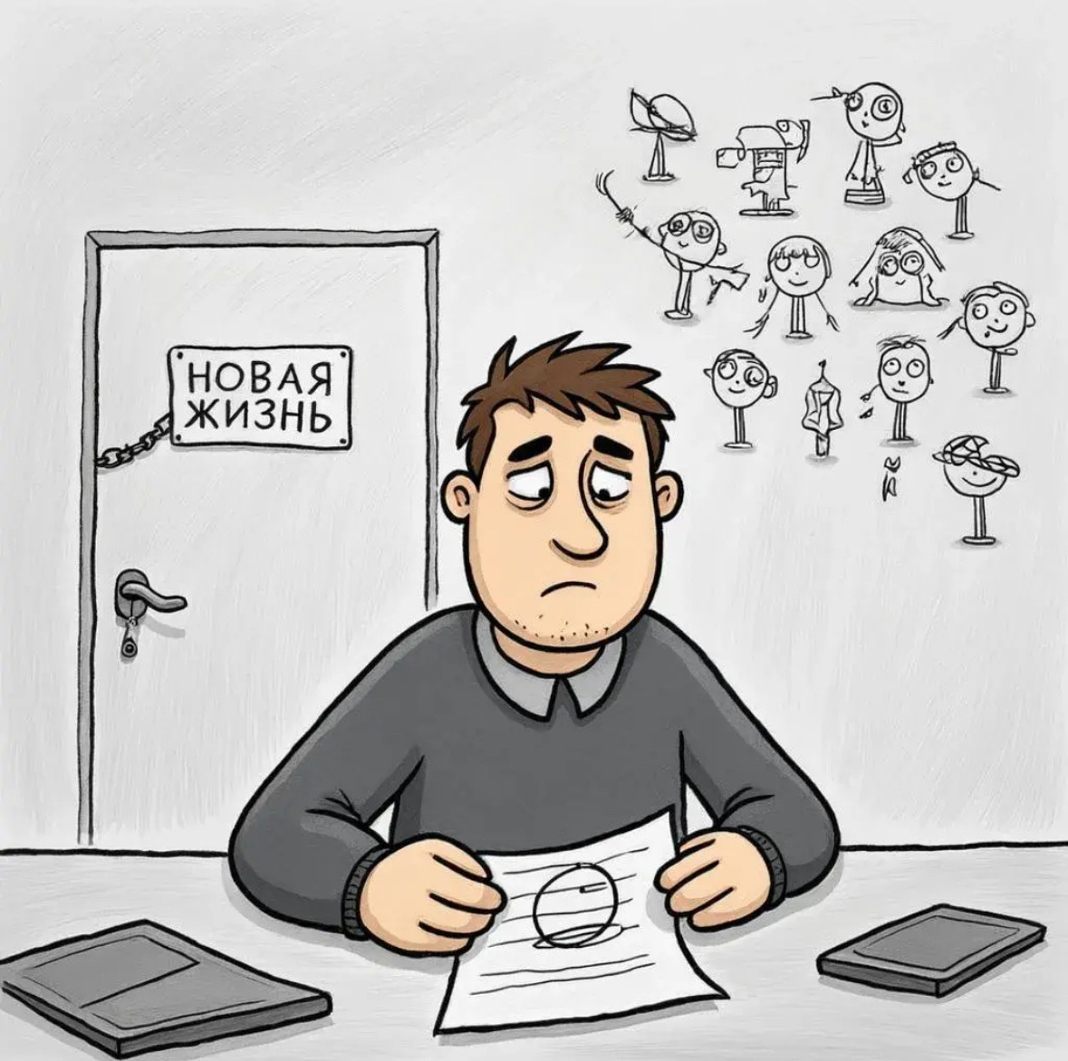 Несчастный заложник самого себя.