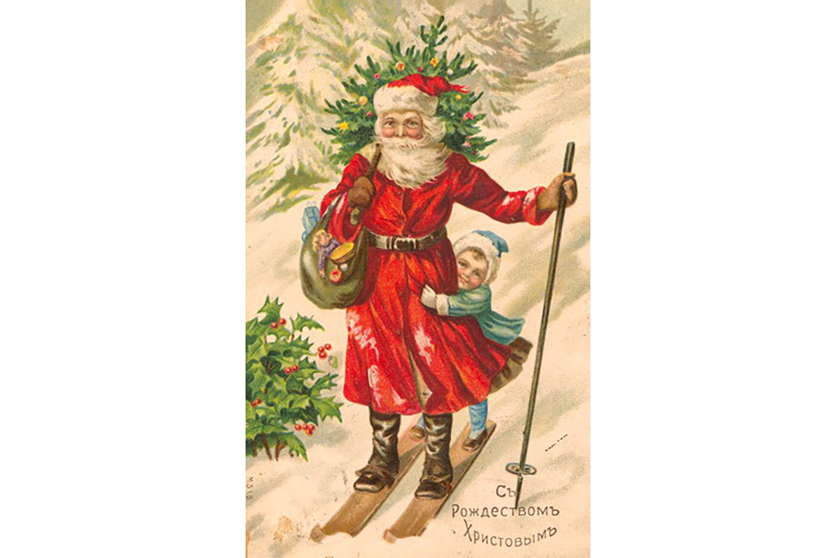 Wikimedia.org📷В XX веке в России появились рождественские открытки с изображением Деда Мороза