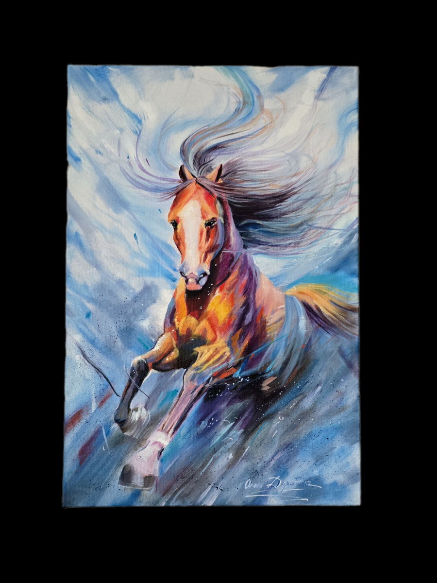 Художник Олана Дерябина, холст, масло