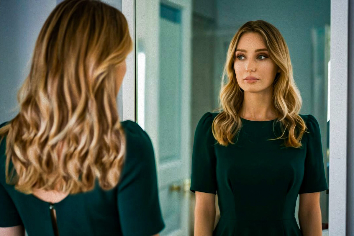 Она пыталась разглядеть ту девушку…