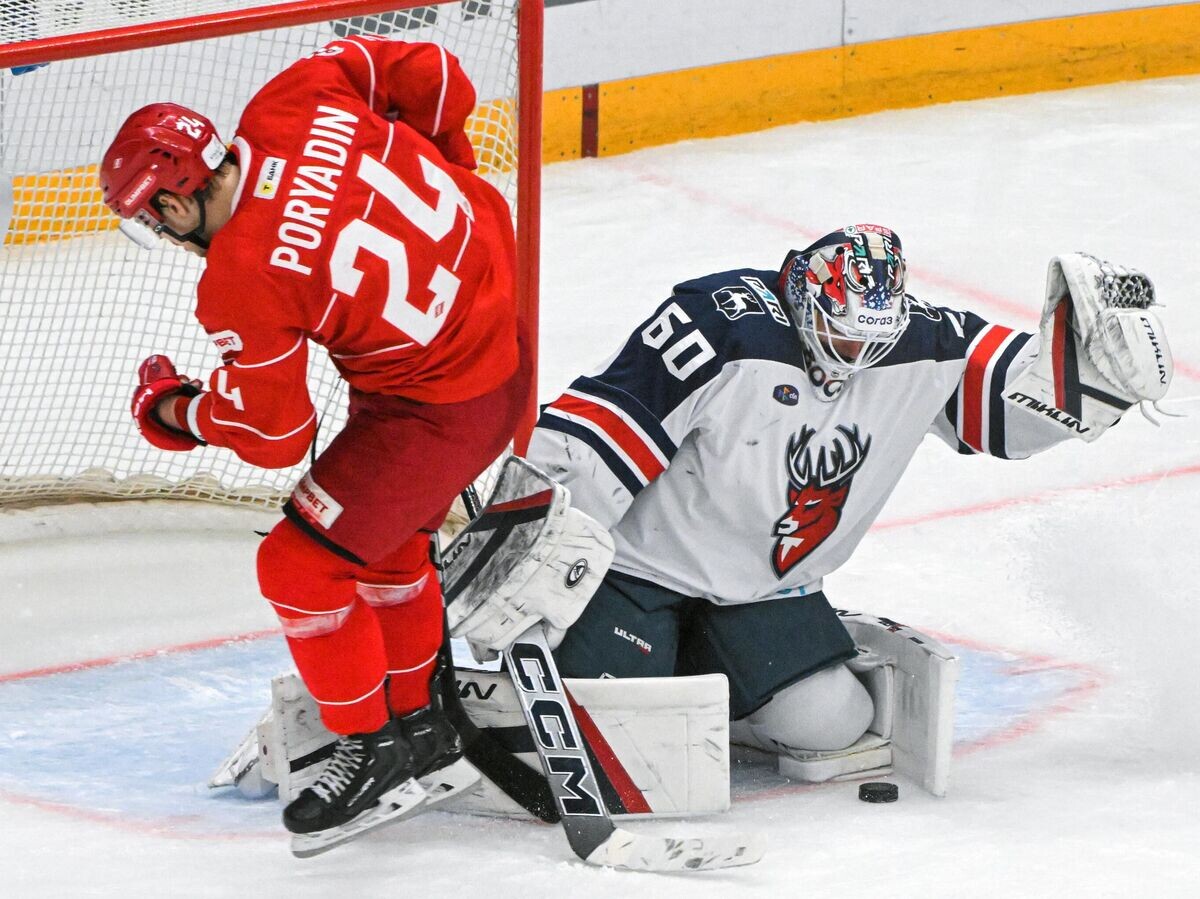    Хоккей. КХЛ. Матч "Спартак" - "Торпедо"© РИА Новости / Сергей Гунеев