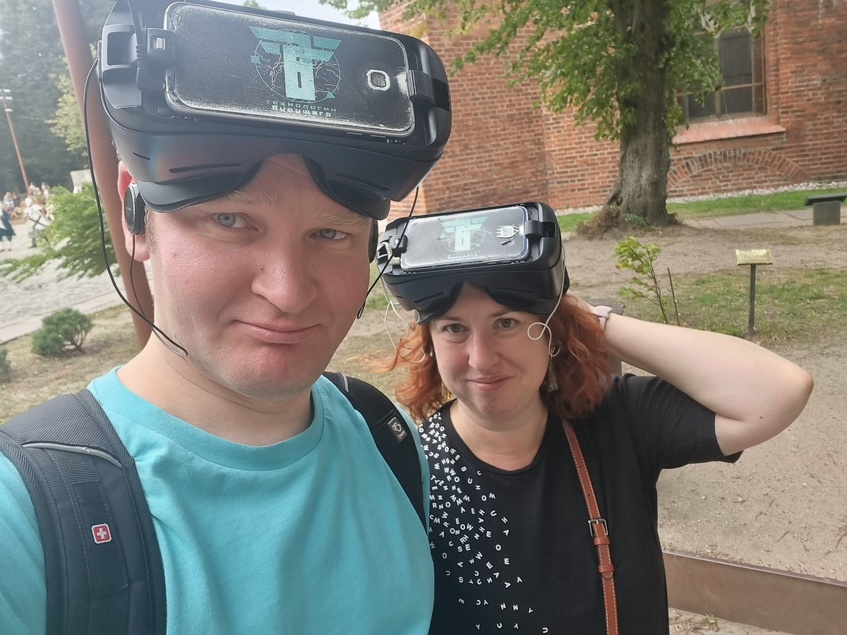 На интерактивной экскурсии на острове Канта в Калининграде. Сентябрь 2024