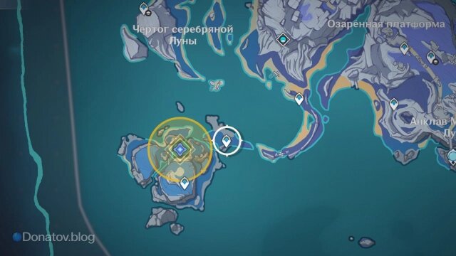    Точка начала квеста «К зелёному острову»