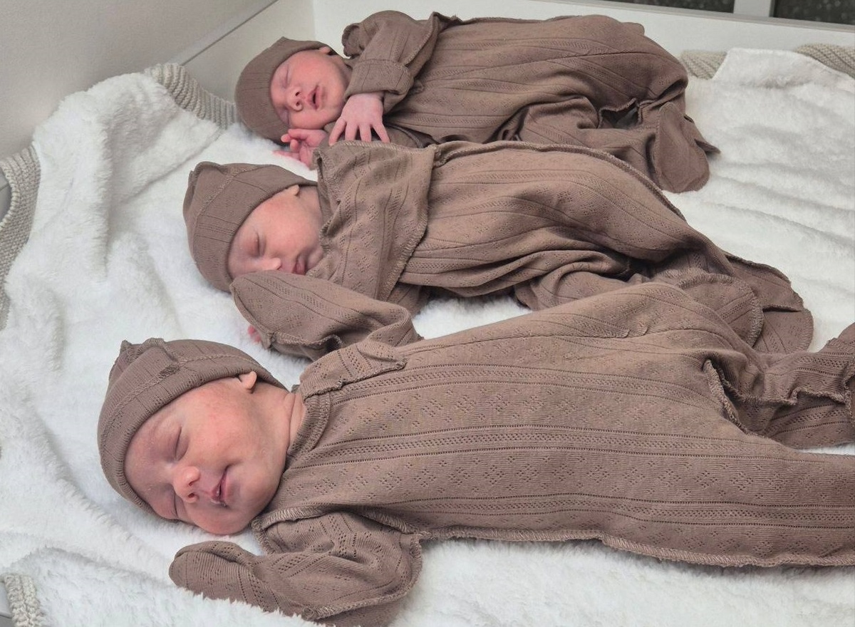 Фото: тройня малышей, родившаяся в Сочи (фото: RudenkoKuban)