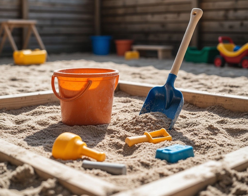 Фото песочницы от нейросети.