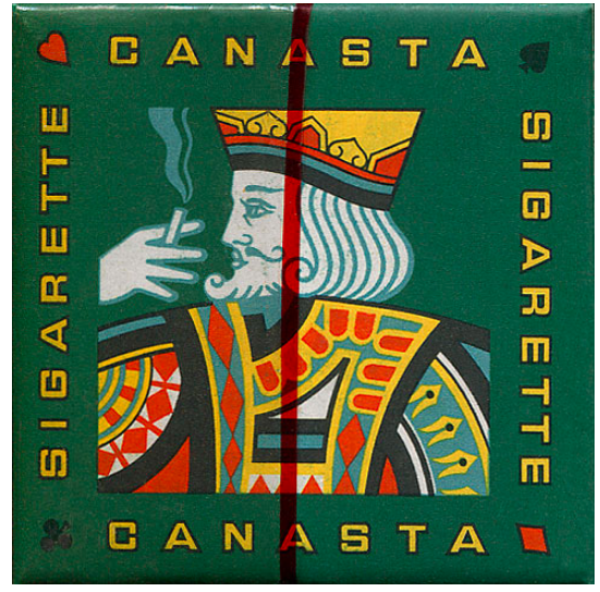 Италия, начало 1950-х годов. 20 штук в картонной коробке на петлях и в целлофане. Производитель: Monopoli di Stato Italia. Владелец торговой марки: Monopoli di Stato Italia.