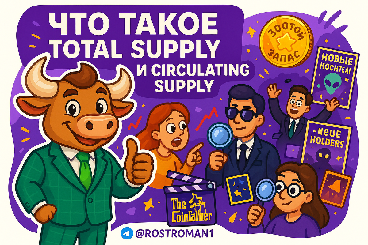    Total Supply и Circulating Supply: как инвесторы теряют деньги, не зная разницы РоСТ | Роман о Системном Трейдинге