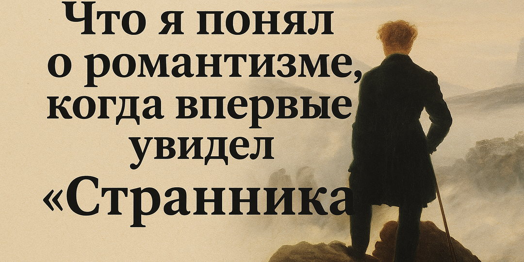 Каспар Давид Фридрих: что я понял о романтизме, когда впервые увидел «Странника»