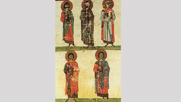    МУЧЕНИКИ АКИНДИН, ПИГАСИЙ, АФФОНИЙ, ЕЛПИДИФОР, АНЕМПОДИСТ ПЕРСИДСКИЕ И ИЖЕ С НИМИ. ФОТО: PRAVOSLAVIE.RU