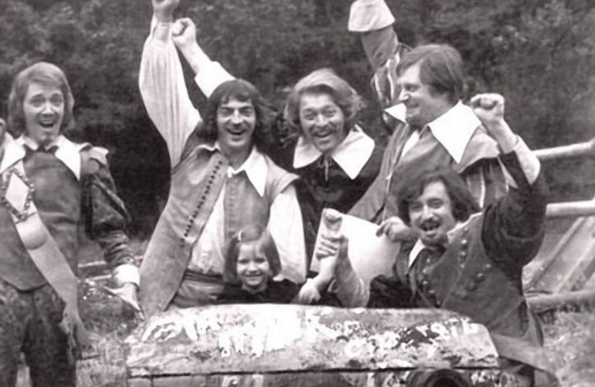 Михаил Боярский на съёмках "Д'Артаньян и три мушкетёра"