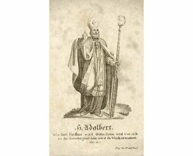 Адальберт Магдебургский, рисунок 1830 года.