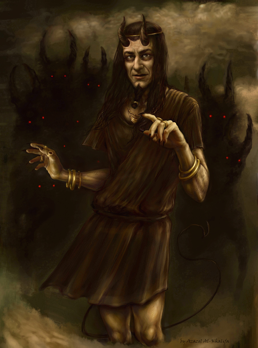 Автопортрет 2022 г. Я в пустыне, за моей спиной - шеддимы.