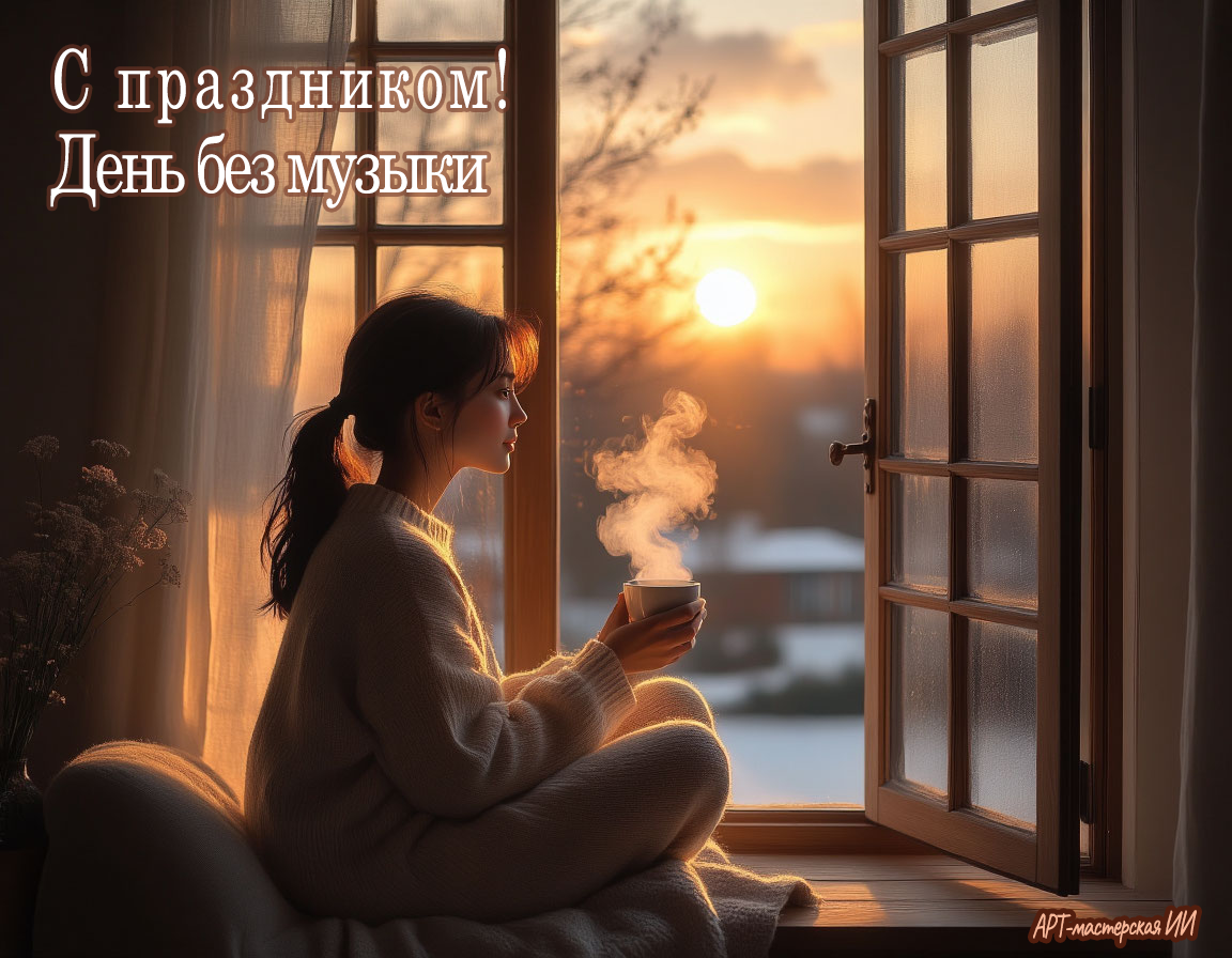 Открытка из серии «Праздники ноября» создана автором канала Арт-мастерская ИИ при участии нейросети.