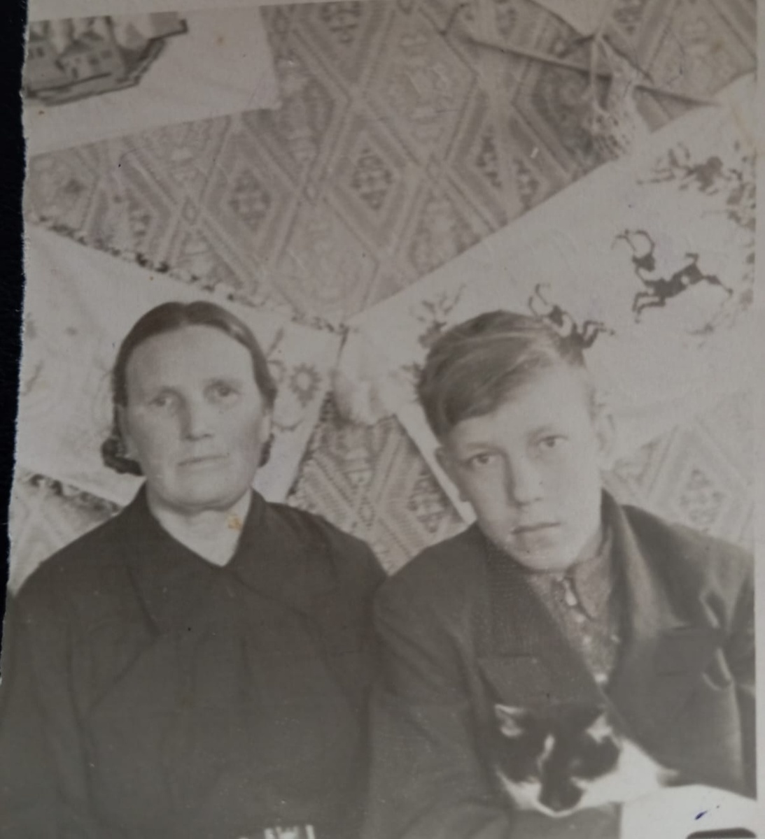 Дарья с сыном Анатолием. 50-е годы прошлого века.