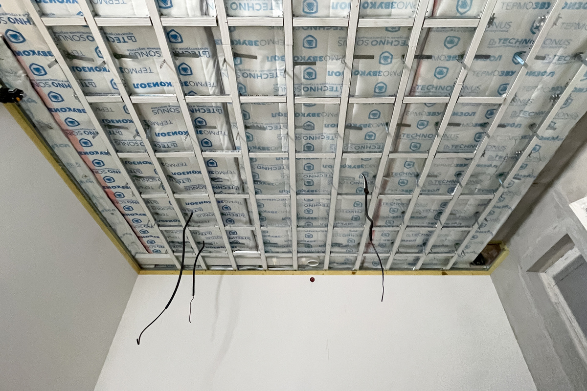 Каркас гипсокартонного потолка